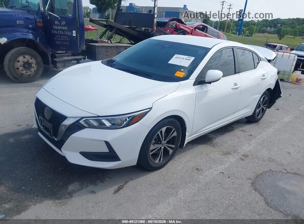 3N1AB8CV6MY326016 2021 NISSAN SENTRA White Przód lewy