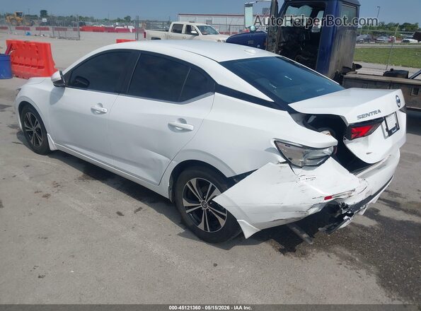3N1AB8CV6MY326016 2021 NISSAN SENTRA White Tył lewy