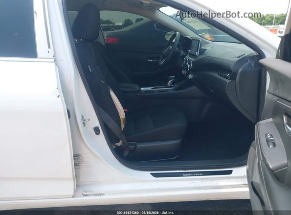 3N1AB8CV6MY326016 2021 NISSAN SENTRA White Widok wnętrza z przodu