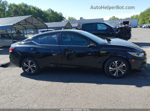 3N1AB8CV6PY263178 2023 NISSAN SENTRA Black Widok wnętrza 360 stopni