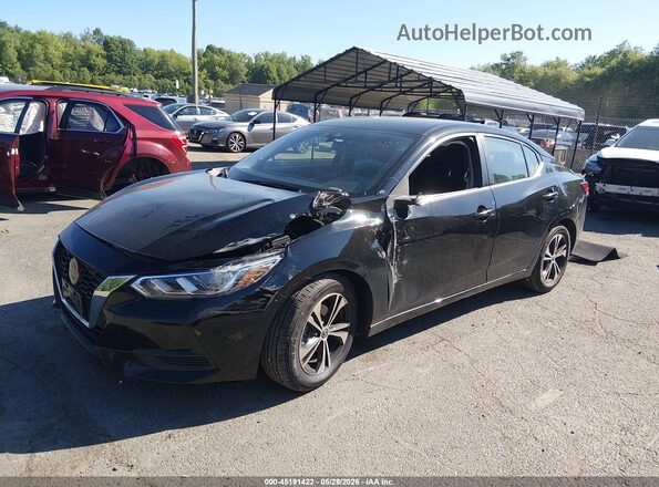 3N1AB8CV6PY263178 2023 NISSAN SENTRA Black Przód lewy