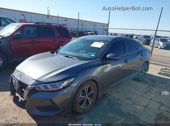 3N1AB8CV6PY273547 2023 NISSAN SENTRA Серый Передняя левая четверть