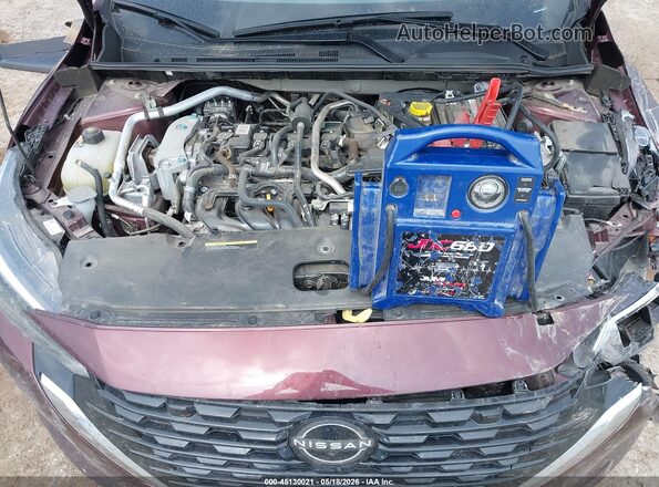 3N1AB8CV6SY325445 2025 NISSAN SENTRA Maroon Rear view