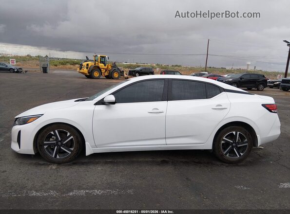 3N1AB8CV6SY353021 2025 NISSAN SENTRA White Widok wnętrza 360 stopni