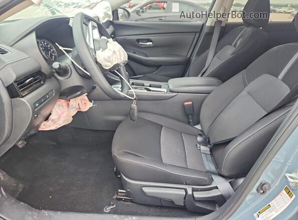 3N1AB8CV6SY404730 2025 NISSAN SENTRA Blue წინა სალონის ხედი