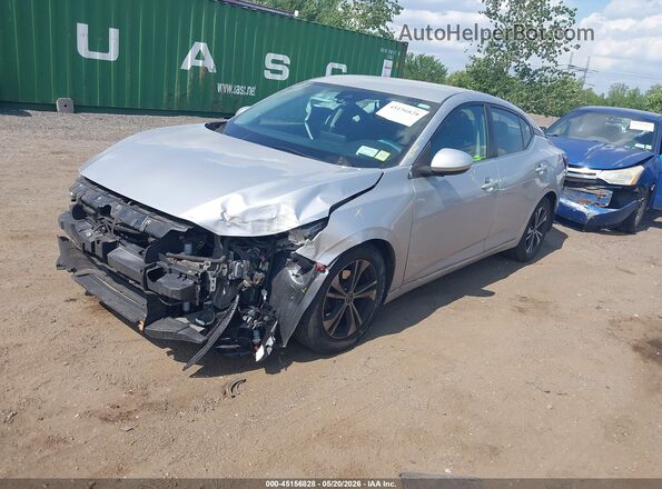 3N1AB8CV7MY220691 2021 NISSAN SENTRA Gray Front left