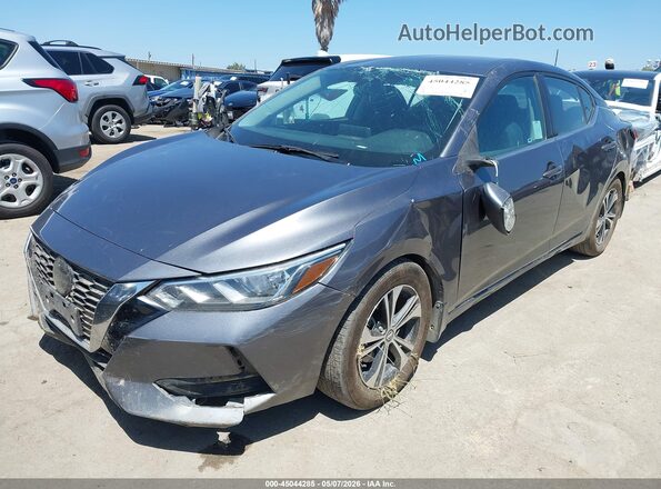 3N1AB8CV7MY223073 2021 NISSAN SENTRA Gray Front left