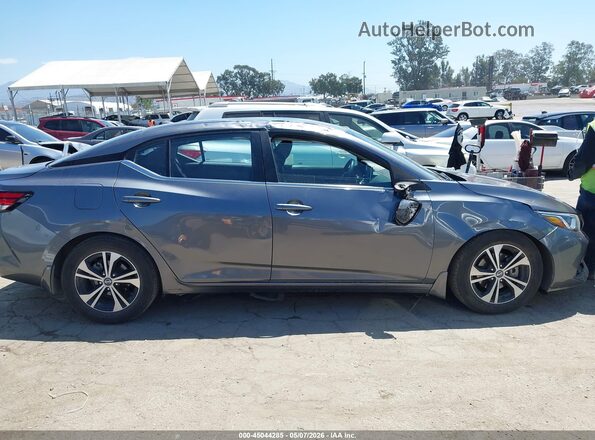 3N1AB8CV7MY223073 2021 NISSAN SENTRA Gray Rear interior view