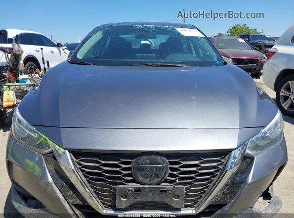 3N1AB8CV7MY223073 2021 NISSAN SENTRA Gray Instrument cluster view