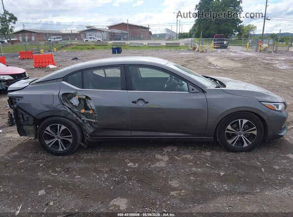 3N1AB8CV7MY249530 2021 NISSAN SENTRA Gray Սալոնի 360 աստիճան տեսք