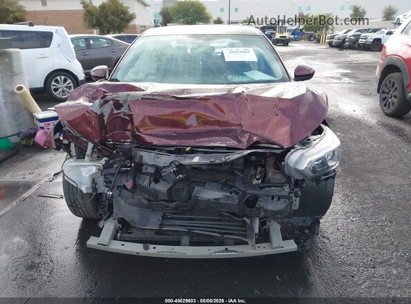 3N1AB8CV7MY267333 2021 NISSAN SENTRA Бордовый 
