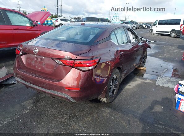 3N1AB8CV7MY267333 2021 NISSAN SENTRA Бордовый 