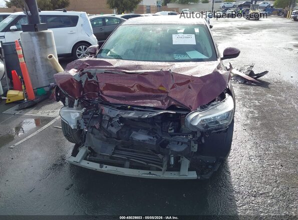 3N1AB8CV7MY267333 2021 NISSAN SENTRA Бордовый 