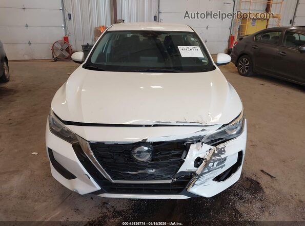 3N1AB8CV7MY282611 2021 NISSAN SENTRA White Вид щитка приладів