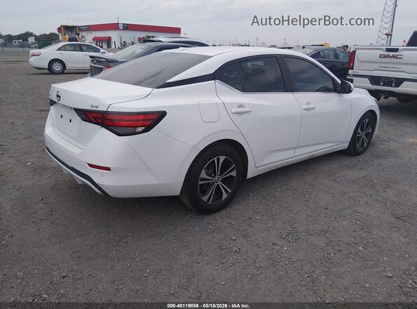 3N1AB8CV7MY324789 2021 NISSAN SENTRA White Trasero derecho