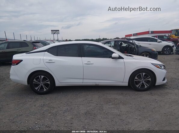 3N1AB8CV7MY324789 2021 NISSAN SENTRA White Vista interior trasera
