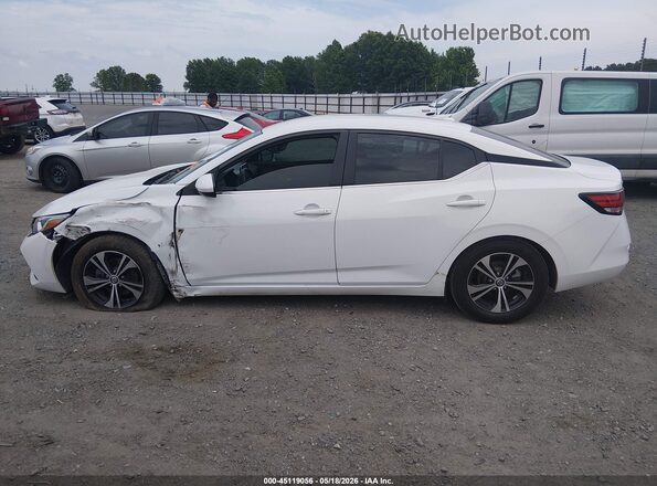 3N1AB8CV7MY324789 2021 NISSAN SENTRA White Vista interior de 360 grados