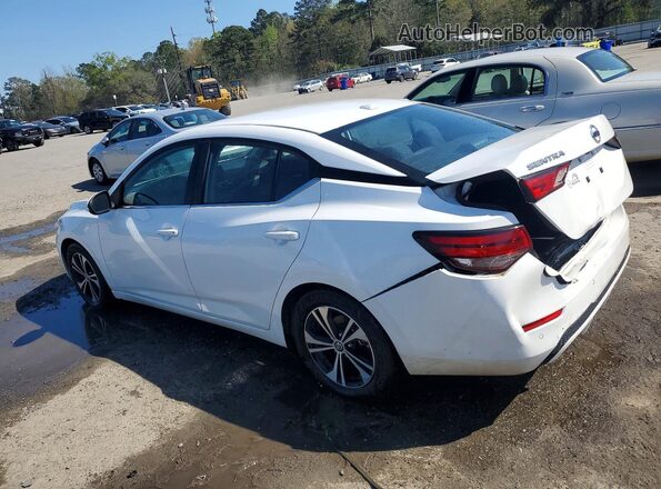 3N1AB8CV7NY245592 2022 NISSAN SENTRA White Trasero izquierdo