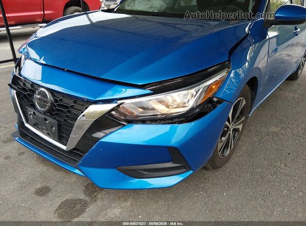 3N1AB8CV7PY228374 2023 NISSAN SENTRA Blue Widok z przodu