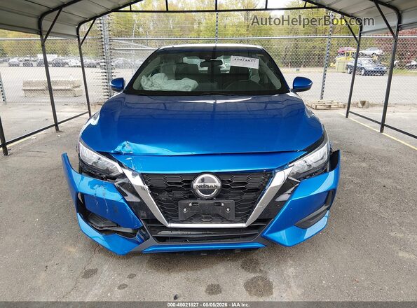 3N1AB8CV7PY228374 2023 NISSAN SENTRA Blue Widok zestawu wskaźników