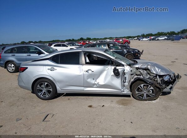 3N1AB8CV7PY231226 2023 NISSAN SENTRA Серебряный Вид щитка приборов