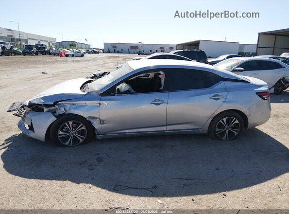 3N1AB8CV7PY231226 2023 NISSAN SENTRA Серебряный Вид задней части салона