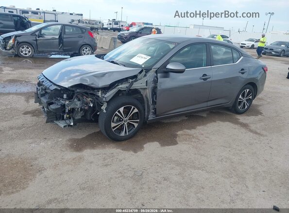 3N1AB8CV7PY319693 2023 NISSAN SENTRA Silver Widok z przodu