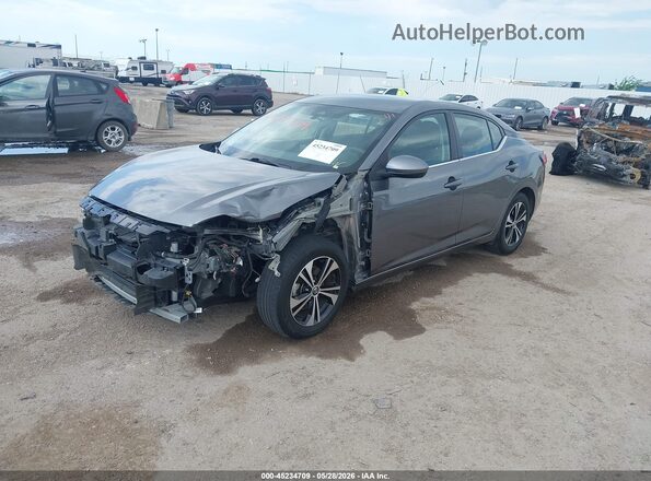 3N1AB8CV7PY319693 2023 NISSAN SENTRA Silver Przód lewy