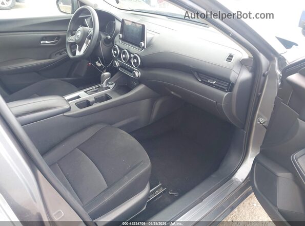 3N1AB8CV7PY319693 2023 NISSAN SENTRA Silver Widok wnętrza z przodu