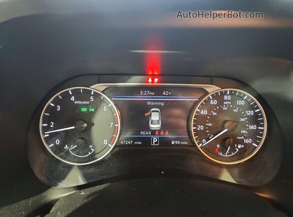 3N1AB8CV7RY309880 2024 NISSAN SENTRA Black Instrument cluster view
