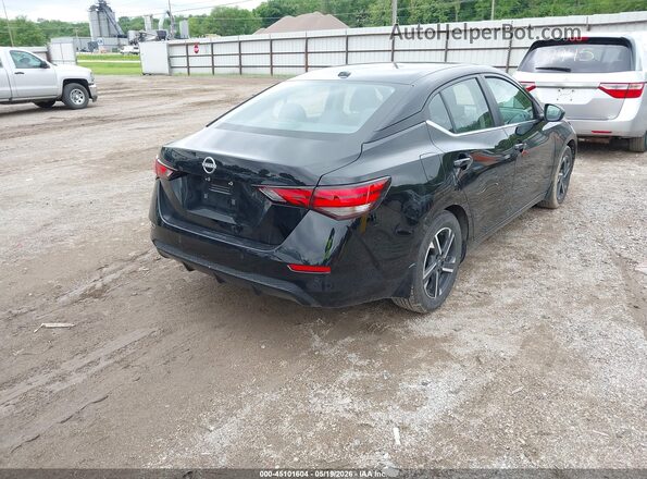 3N1AB8CV7RY310270 2024 NISSAN SENTRA Черный Задняя правая четверть