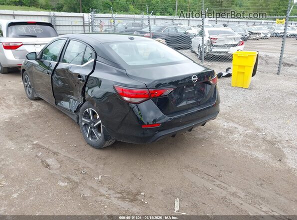 3N1AB8CV7RY310270 2024 NISSAN SENTRA Черный Задняя левая четверть