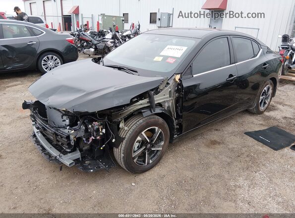 3N1AB8CV7SY399960 2025 NISSAN SENTRA Black Przód lewy