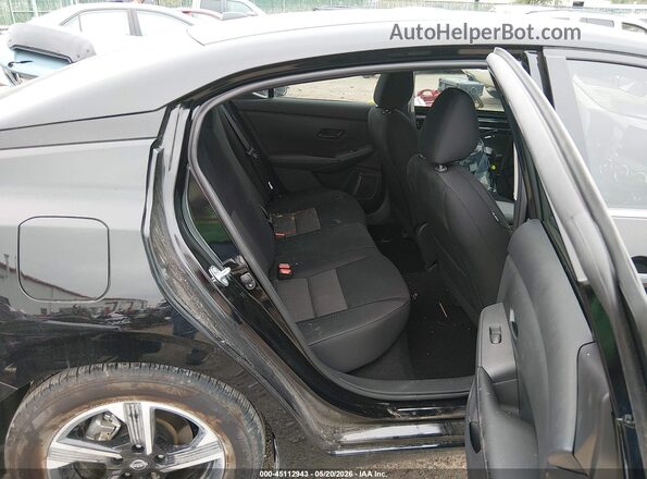 3N1AB8CV7SY399960 2025 NISSAN SENTRA Black Widok naklejki z numerem VIN
