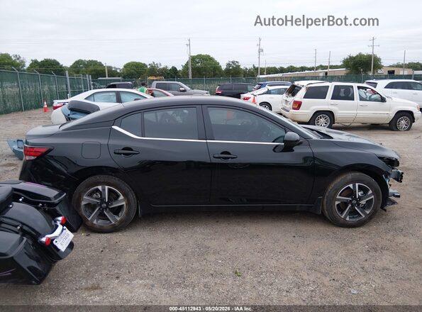 3N1AB8CV7SY399960 2025 NISSAN SENTRA Black Widok wnętrza 360 stopni