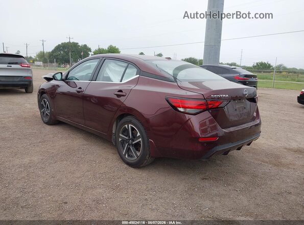 3N1AB8CV7SY427322 2025 NISSAN SENTRA Темно-бордовый 