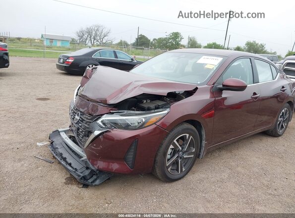 3N1AB8CV7SY427322 2025 NISSAN SENTRA Темно-бордовый 