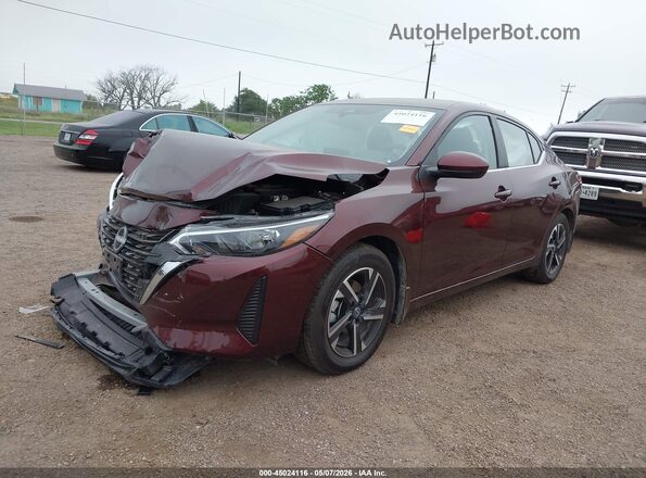 3N1AB8CV7SY427322 2025 NISSAN SENTRA Темно-бордовый 