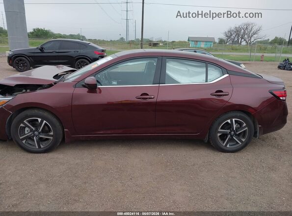 3N1AB8CV7SY427322 2025 NISSAN SENTRA Темно-бордовый 