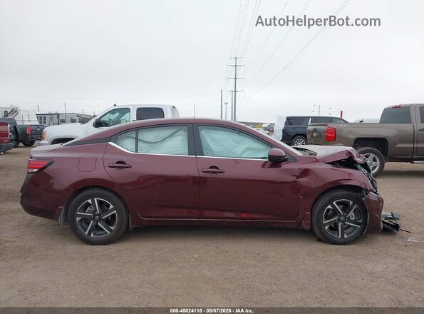 3N1AB8CV7SY427322 2025 NISSAN SENTRA Темно-бордовый 