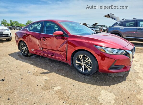 3N1AB8CV8LY267873 2020 NISSAN SENTRA Red Передня права чверть