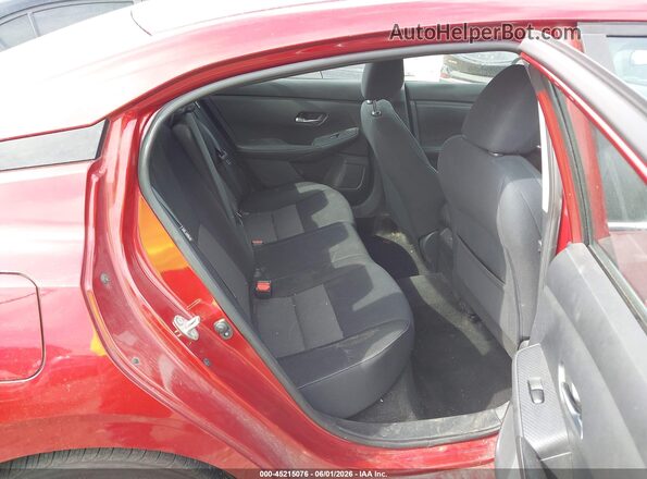 3N1AB8CV8MY242635 2021 NISSAN SENTRA Burgundy Вид наклейки з VIN-кодом
