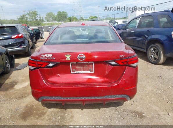 3N1AB8CV8MY242635 2021 NISSAN SENTRA Burgundy 