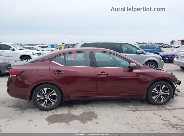 3N1AB8CV8MY289504 2021 NISSAN SENTRA Red 