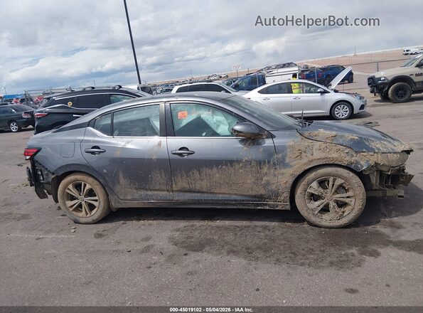 3N1AB8CV8MY303689 2021 NISSAN SENTRA Gray ხელსაწყოთა პანელის ხედი