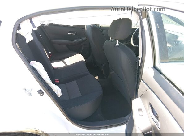 3N1AB8CV8PY244521 2023 NISSAN SENTRA White Widok naklejki z numerem VIN