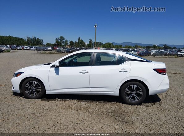 3N1AB8CV8PY244521 2023 NISSAN SENTRA White Widok wnętrza 360 stopni