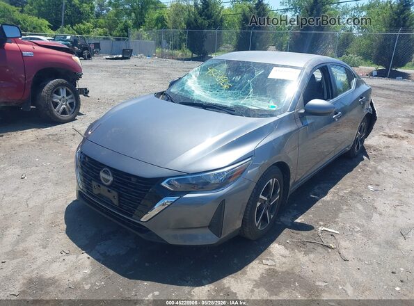 3N1AB8CV8RY265906 2024 NISSAN SENTRA Gray Առջևի ձախ երեք քառորդ տեսարան