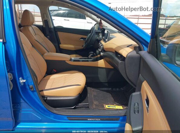 3N1AB8CV8RY319527 2024 NISSAN SENTRA Blue Widok wnętrza z przodu