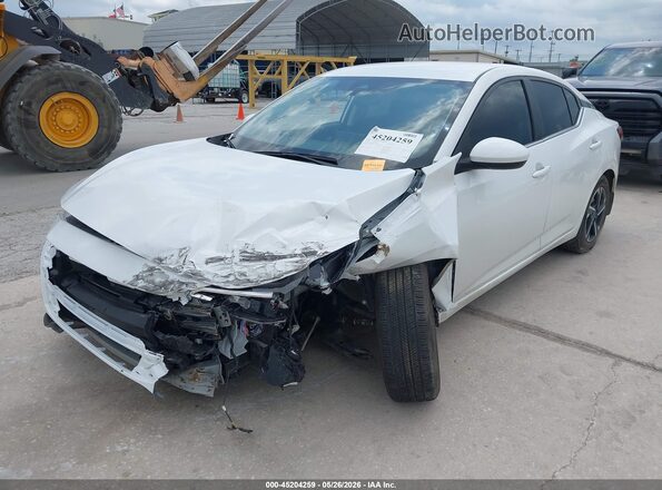 3N1AB8CV8SY341307 2025 NISSAN SENTRA White Front left